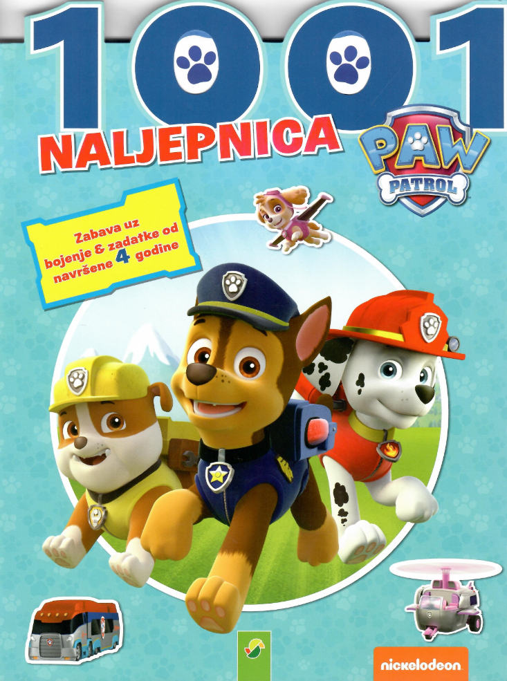 Paw Patrol - 1001 naljepnica