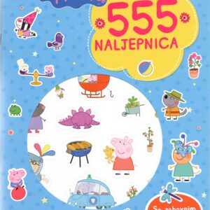 Peppa Pig 555 naljepnica