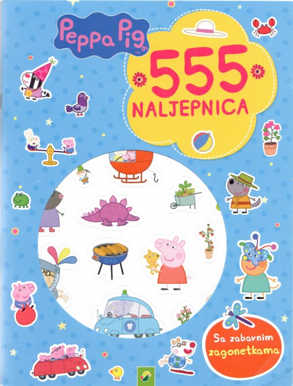 Peppa Pig 555 naljepnica