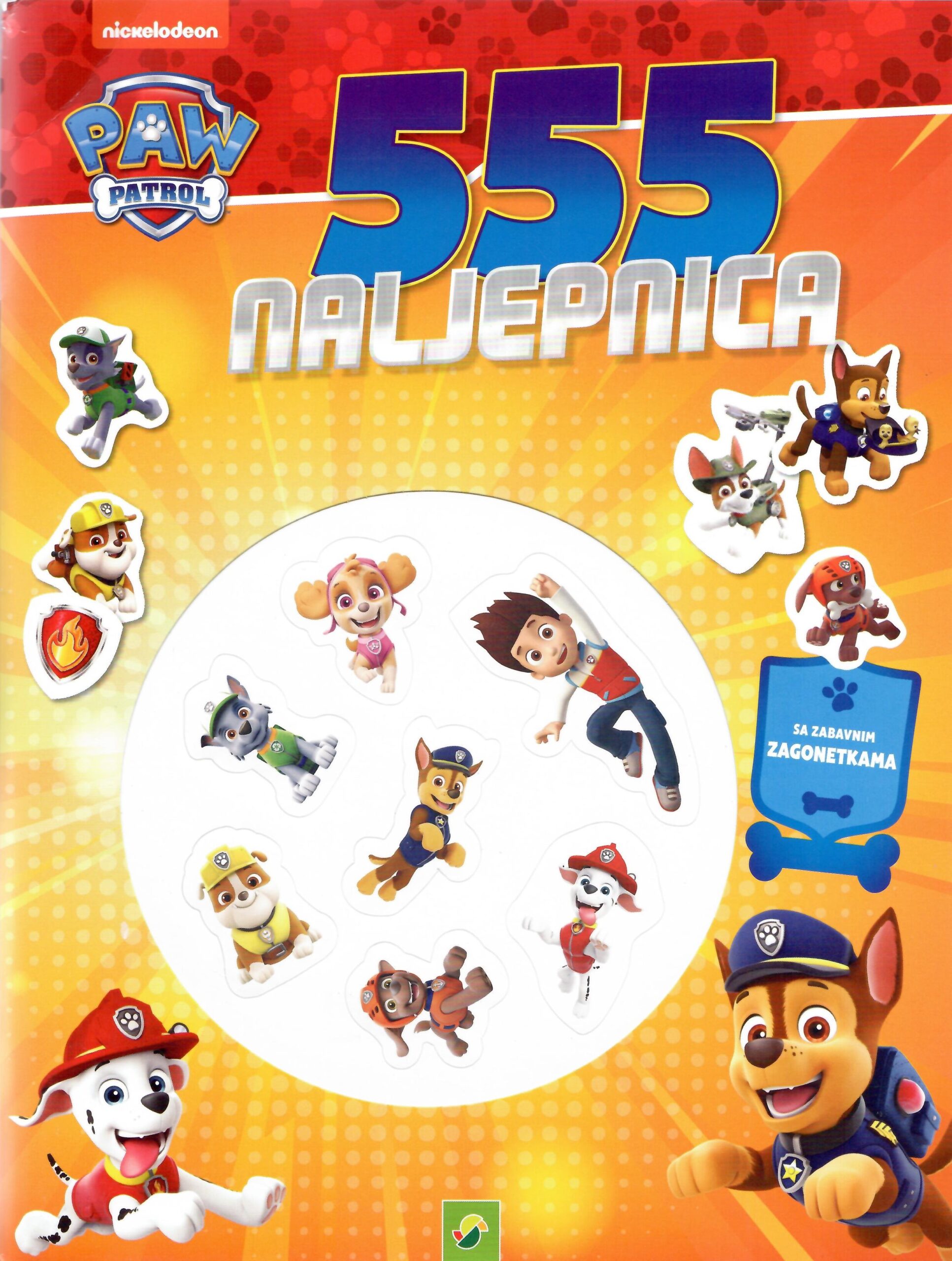 Paw Patrol 555 naljepnica