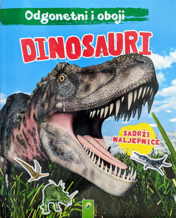 Dinosauri – odgonetni i oboji