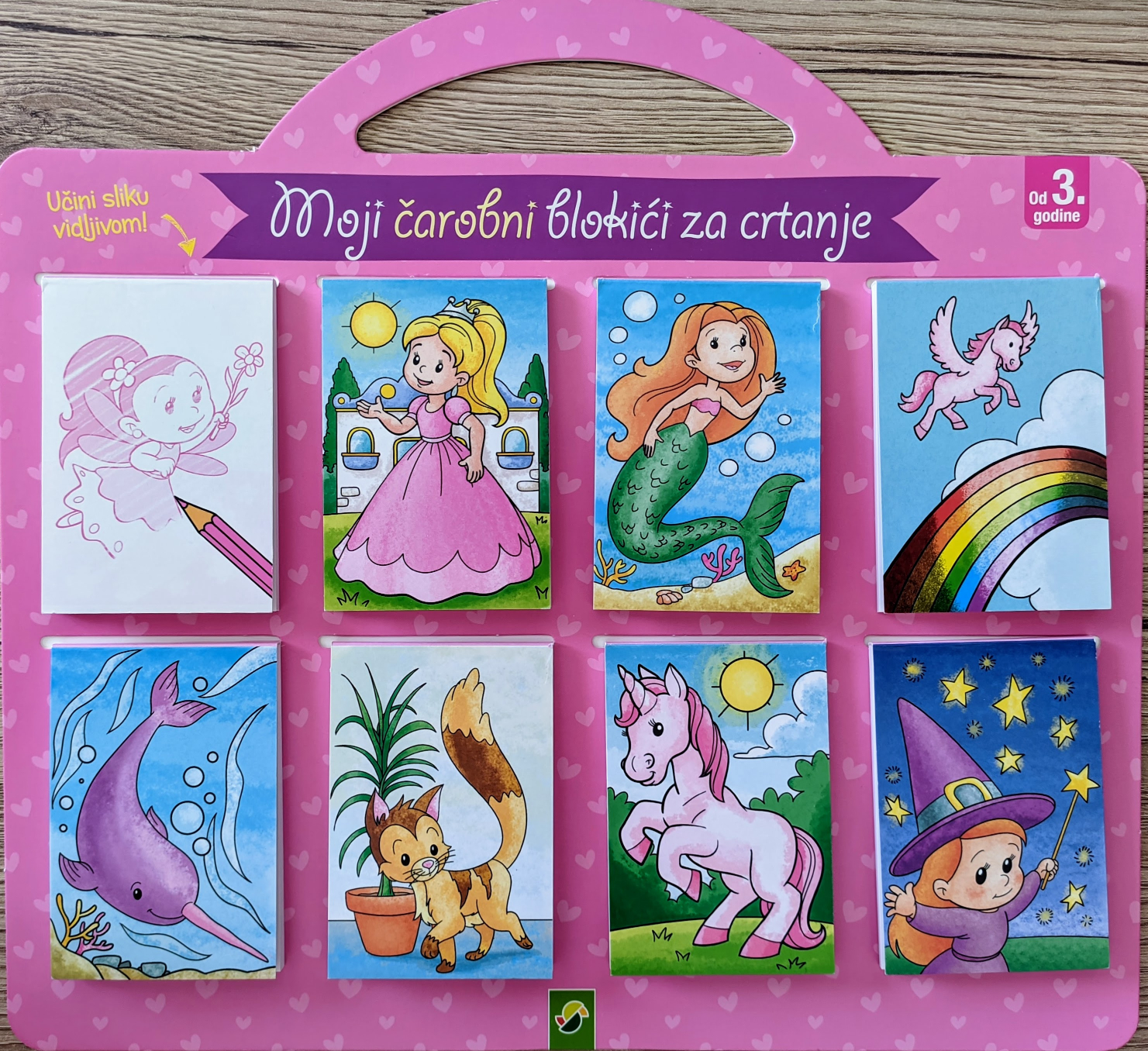 Djevojčice – Moji čarobni blokići za crtanje