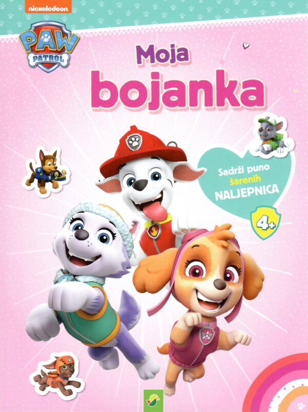Paw Patrol - moja bojanka roza