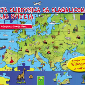 Atlas svijeta – slikovnica sa slagalicom