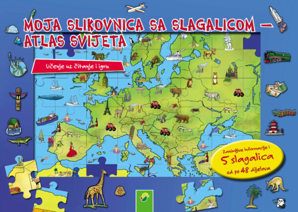 Atlas svijeta – slikovnica sa slagalicom