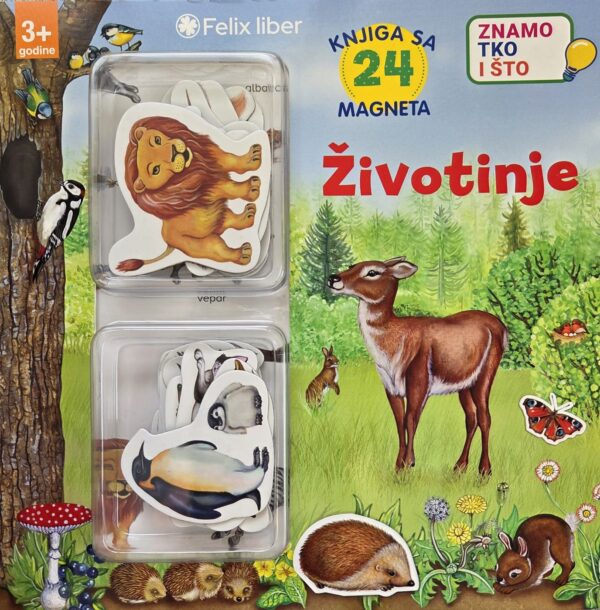 Magnet knjiga - životinje