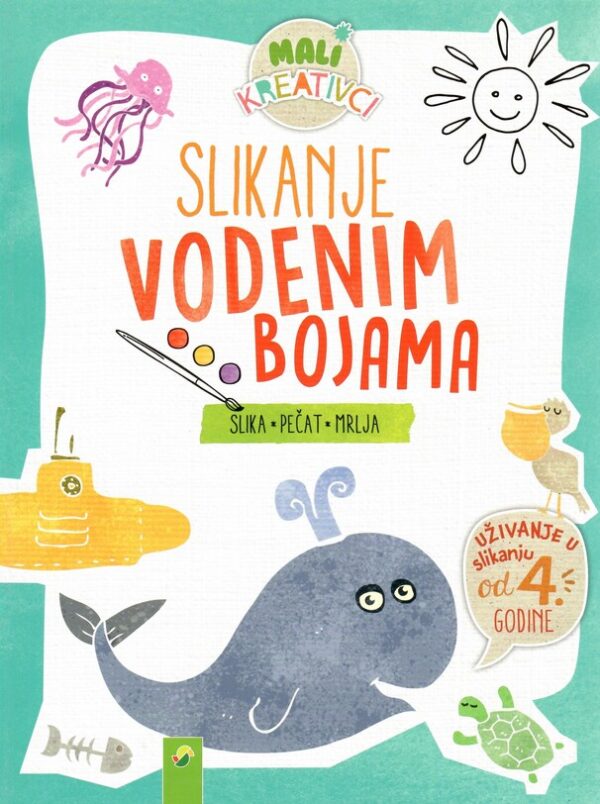 Slikanje vodenim bojama – zelena