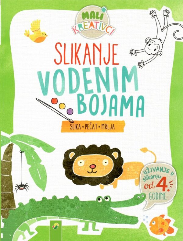 Slikanje vodenim bojama – plava