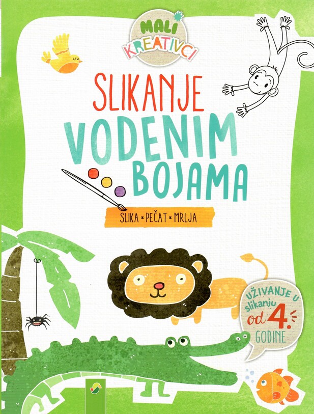 Slikanje vodenim bojama – plava