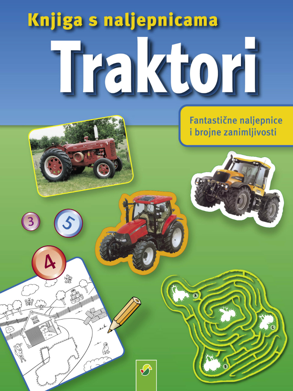 Traktori – knjiga s naljepnicama